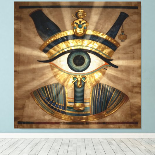 The Egyptian Eye´9 キャンバスプリント (インサイチュ (ウッドフロア))