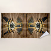 The Egyptian Eye´9 ビーチタオル (正面)