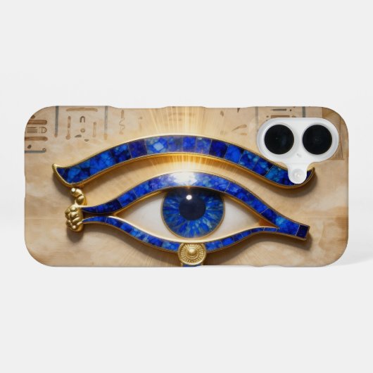 The Egyptian Eye iPhone 16ケース (裏面横)
