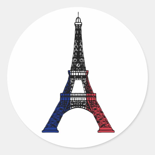 The Eiffel Tower ラウンドシール (正面)