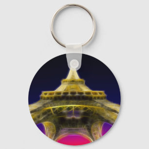 The Eiffel Tower, Paris, France キーホルダー