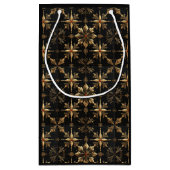 The Elegant Christmas - Black スモールペーパーバッグ (裏面)