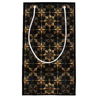 The Elegant Christmas - Black スモールペーパーバッグ