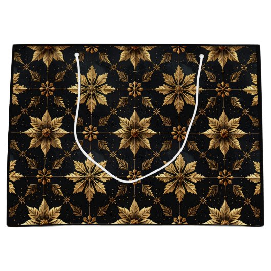 The Elegant Christmas - Flower ラージペーパーバッグ (正面)