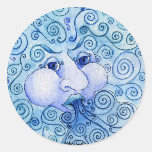 The Elements – エアステッカー ラウンドシール (正面)