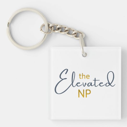 The Elevated NP Logo キーホルダー (正面)