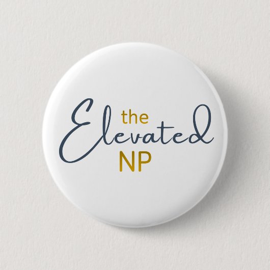 The Elevated NP Logo 缶バッジ (正面)