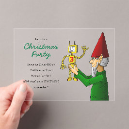 The Elf's Christmas Party Invitation アクリル招待状