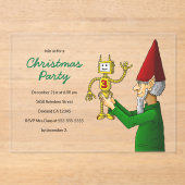 The Elf's Christmas Party Invitation アクリル招待状 (正面)