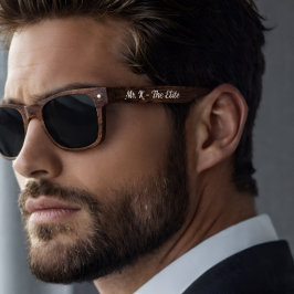 The Elite - Wooden Sunglasses – 2026 Personalized サングラス