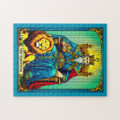 The Emperor Tarot Card Art ジグソーパズル (横)