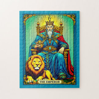 The Emperor Tarot Card Art ジグソーパズル