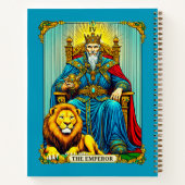 The Emperor Tarot Card Art ノートブック (裏面)