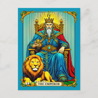 The Emperor Tarot Card Art ポストカード