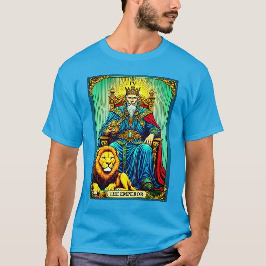 The Emperor Tarot Card Art Tシャツ (正面)