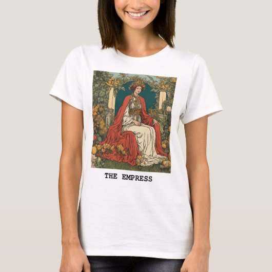 THE EMPRESS -タロットカード Tシャツ (正面)