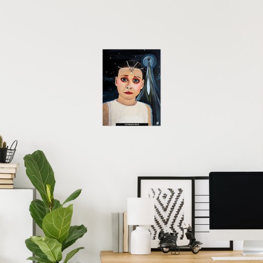 The Empress Painting by Alfred Fox ポスター (ホームオフィス)