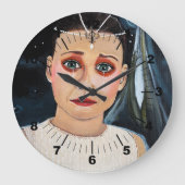 The Empress Painting by Alfred Fox ラージ壁時計 (正面)