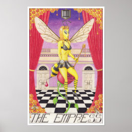 The Empress tarot card ポスター