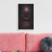 The Empty Throne of Fate キャンバスプリント (インサイチュ (リビング))