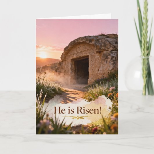 The Empty Tomb Easter カード (正面)