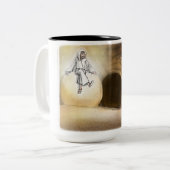 The Empty Tomb Two-Tone Mug, 15 oz ツートーンマグカップ (正面左)
