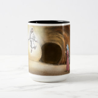 The Empty Tomb Two-Tone Mug, 15 oz ツートーンマグカップ