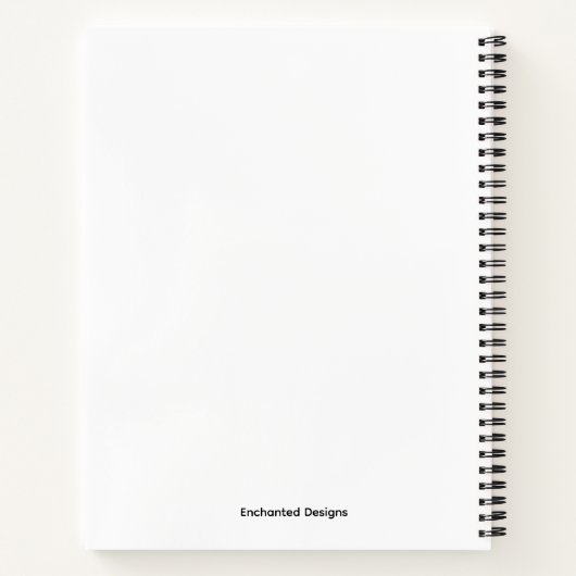 The Enchanted Blossom Forest ノートブック (裏面)