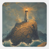 The Enchanted Clifflight スクエアシール (正面)