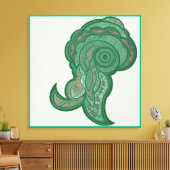 The Enchanted Coral Garden キャンバスプリント (インサイチュ (リビング))