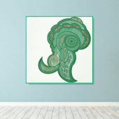 The Enchanted Coral Garden キャンバスプリント (インサイチュ (ウッドフロア))