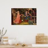 The Enchanted Garden by John William Waterhouse ポスター (キッチン)