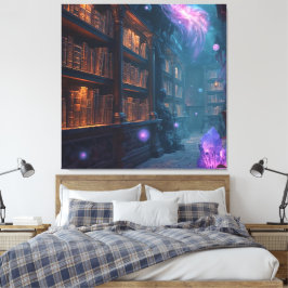 The Enchanted Library キャンバスプリント