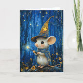The Enchanted Magician Mouse Fantasy Art カード (正面)