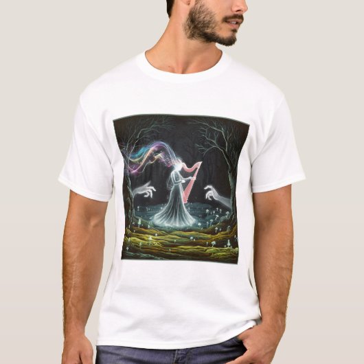 The Enchanted Melody of the Spirit Harp Tシャツ (正面)