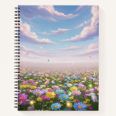 The Enchanted Pastel Meadow Notebook ノートブック (正面)