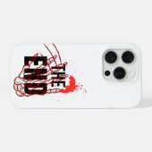 THE END – 恐怖の血の滴るホラースマホケース iPhoneケース (裏面横)
