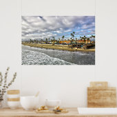 "The End of a Day"ニューポートビーチCA ポスター (キッチン)