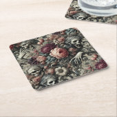 The End of Slumber – Gothic Victorian スクエアペーパーコースター (アングル)