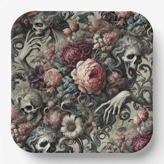 The End of Slumber – Gothic Victorian ペーパープレート (正面)