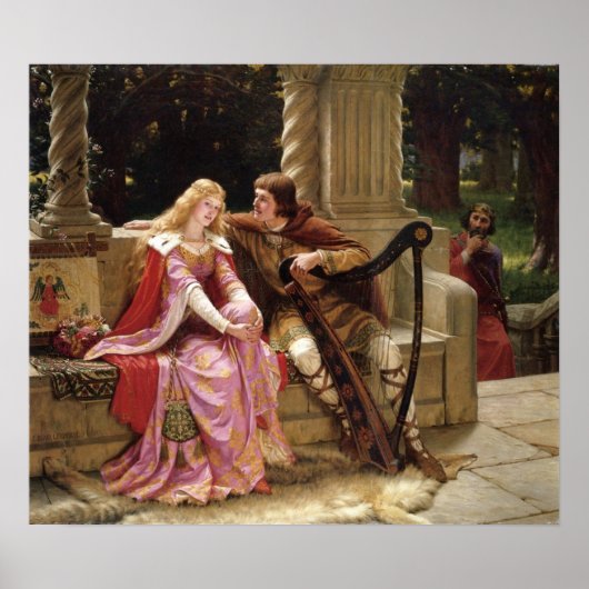 The End of the Song by Edmund Leighton, c.1902 ポスター (正面)