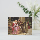 The End of the Song by Edmund Leighton, c.1902 ポストカード (スタンド正面)