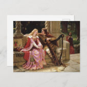 The End of the Song by Edmund Leighton, c.1902 ポストカード (正面/裏面)