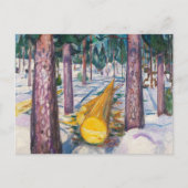 The Enduring Moment,The Yellow Log by Edvard Munch ポストカード (正面)