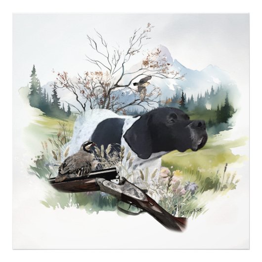 The English Pointer フォトプリント (正面)