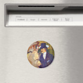 The Englishman by Toulouse Laurec, Artヴィンテージ マグネット (インサイチュ (食洗機))