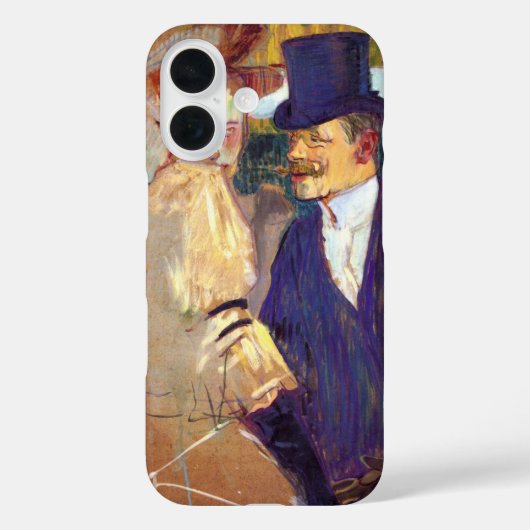 The Englishman by Toulouse Laurec, Artヴィンテージ Case-Mate iPhoneケース (裏面)
