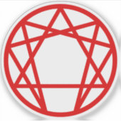 The Enneagram (red) シール (正面)
