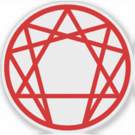 The Enneagram (red) シール