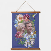 The-Eraビクトリアンフローラウォーターカラーぶら下がったの最も軽い 吊り下げ型タペストリー (正面)